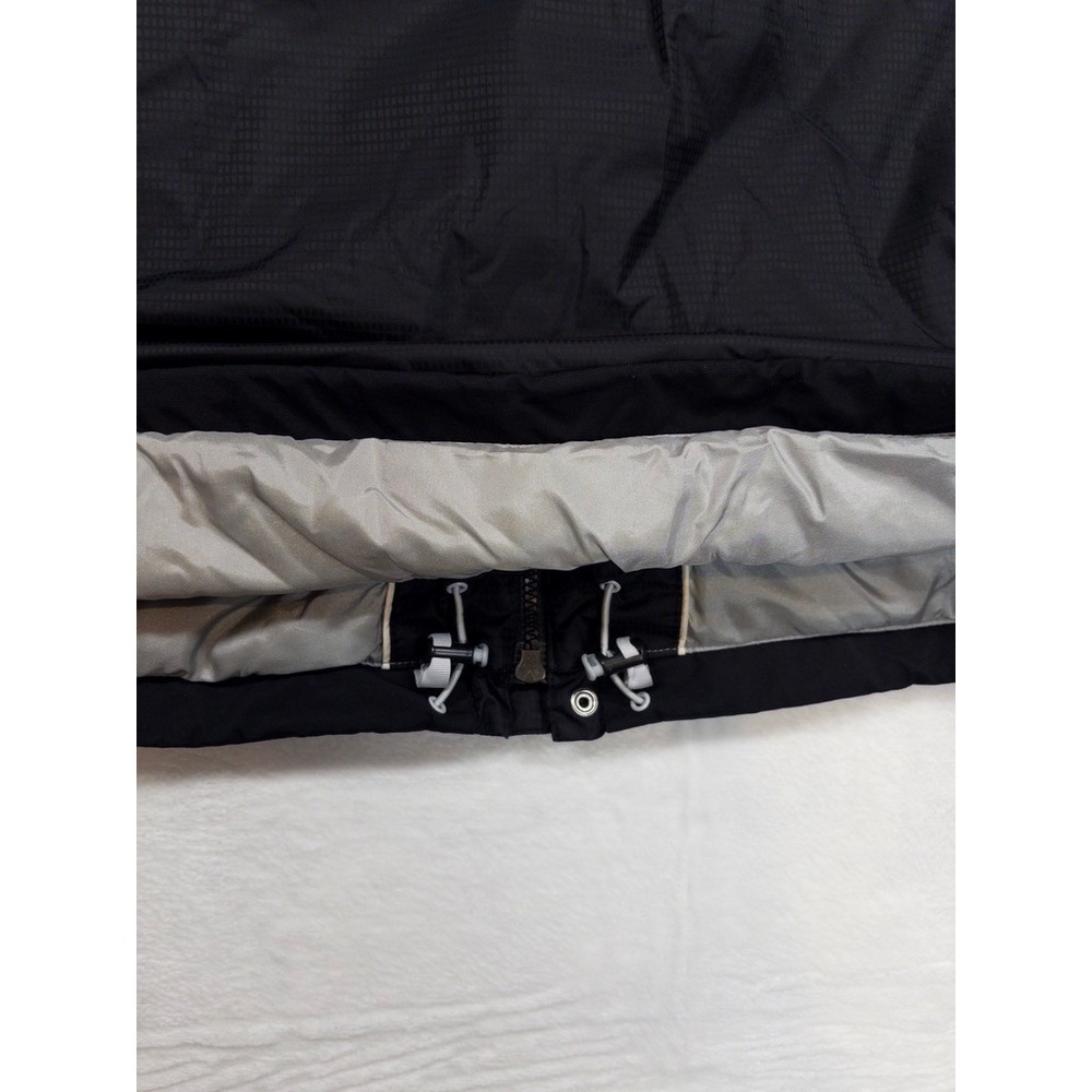 Rossignol Racing Ski Jacket Mens L‎ Black Tan Reflective Insulated Winter Coat - Picture 12 of 16